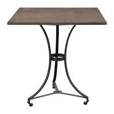 Chaises bistrot & fauteuils bistrot. Table Bistrot Carre Industriel Collection Cargo 72x72x75gris Cote T