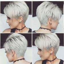 A cute way to make sure your pixie stays sleek and smooth? Gray Wig Black Girl Black And White Hair Color Short Salt And Pepper W Wigbaba In 2020 Short Hairstyles For Thick Hair Hair Styles Short Hair Styles