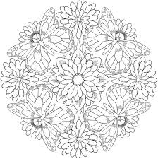 Download and print these free butterfly mandala coloring pages for free. Free Butterfly Mandala Coloring Pages