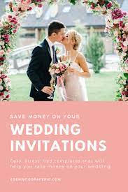 Use Wedding Invitation Templates To Save Money On Your Wedding Edenwood Paperie Wedding Invitations Traditional Wedding Invitations Save Money Wedding