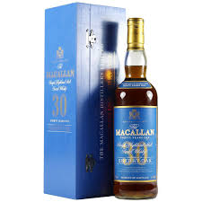 Macallan 30 Year Old Sherry Oak Blue Label With Presentation Box 6991 P Jpg 1200 1200 Malt Whisky Whisky Macallan Whiskey Bottle