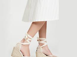 For a classic beach wedding, we love these elegant metallic gold wedges. The 20 Best Wedding Wedges Of 2021