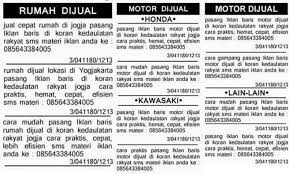 25 Contoh Iklan Media Cetak