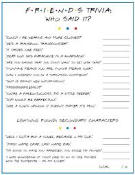 If you can answer 50 percent of these science trivia questions correctly, you may be a genius. Friends Tv Show Who Said It Party Game Printable Friends Who Etsy Friends Tv Show Friends Trivia Friends Tv