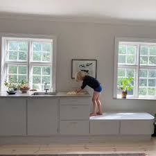 Stilleben Architects On Instagram The Bench Is For Hanging Out For Storage And For Work In The Kitchen Stillebenarchitects In 2020 Kitchen Home Architect