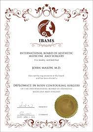 Our training will give you all the tools necessary to begin your body sculpting business immediately! International Board Of Cosmetic Surgery Board Certification