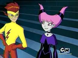 Kid Flash Wally West And Jinx 3 Jinx Jovenes Titanes Jovenes Titanes Personajes Comic