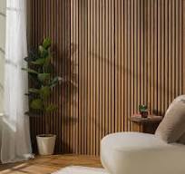 SlatWall Acoustic Dark Oak Panel | Naturewall