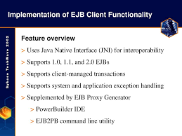 Our success relates to the affiliation with our technology partners and. Ppt E173 Invoking Enterprise Java Beans From Powerbuilder Powerpoint Presentation Id 210124