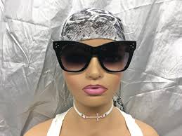 CAT EYE SUNGLASSES BLACK