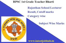 Rpsc 1st Grade Teacher Result 2020 Teacher Exam Science Questions First Grade Teachers