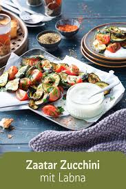 Zatar Zucchini Mit Labna Rezept Rezept Vegetarisch Kochen Rezepte Vegetarische Gerichte
