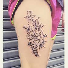 Instagram Photo By Lillyanchor May 10 2016 At 9 25pm Utc Flower Bouquet Tattoo Bouquet Tattoo Marigold Tattoo