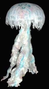 Jellyfish Felt Sculpture Sculptures Sculpture Felt