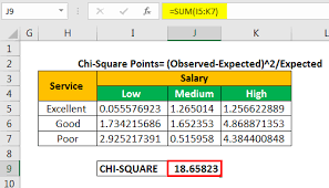 Chi Square Test In Excel Step By Step With Examples