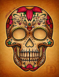 Art Day Of The Dead Dia De Los Muertos Skull Sugar Skull Favim Com 787407 Jpg 550 724 Skull Artwork Sugar Skull Tattoos Skull Art