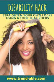 How To Style And Straighten Your Hair With Disabilities Like Hand Weakness And Arthritis Easy Hairstyles Human Body Unit Natural Hair Care