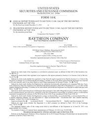Raytheon Company Investor Relations Solutions