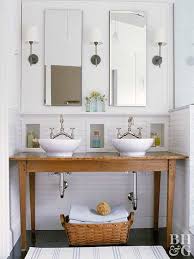 A wall surface placed double sink bathroom vanity keeps. Double Bathroom Vanity Designs Better Homes Gardens