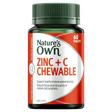4.9 out of 5 stars. Buy Nature S Own Zinc C Contains Vitamin C 60 Chewable Tablets Online At Chemist Warehouse