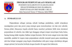 Di perpustakaan sd tumbuh 1 yogyakarta. Contoh Program Kerja Perpustakaan Sekolah Format Word Info Berkas Sekolah