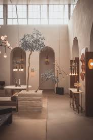 Minimal Nature Living Room In 2020 Showroom Design Home Interior Design House Interior