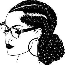 Afro Woman Svg Princess Queen Braids Hair Beautiful African Etsy Afro Women Black Women Art Silhouette Art