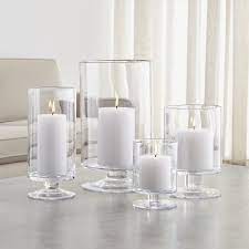 Up to 20% off candles & candleholders. London Glass Hurricane Candle Holders Crate And Barrel In 2021 Glass Hurricane Candle Holder Hurricane Candles Glass Candle Holders