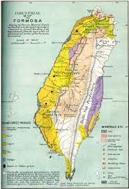 Industrial Map Of Formosa 1903 Map Taiwan Ancient Maps