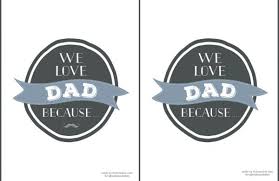 Themselves and their father figure together. We Love Dad Because Father S Day Printable Make And Takes
