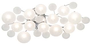 Possini Euro Lilypad 30 Wide Etched Glass Ceiling Light 20756 Lamps Plus Ceiling Lights Glass Ceiling Lights Light Fixtures