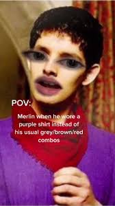 Merlin Purple Shirt