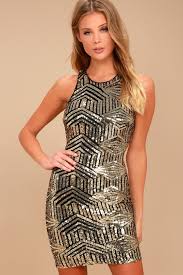 Royal Flush Black And Gold Sequin Bodycon Dress In 2020 Long Sleeve Bodycon Dress Bodycon Mini Dress Sequin Bodycon Dress