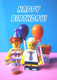 Lego Happy Birthday Verjaardag Echte Ansichtkaarten Online Verzenden