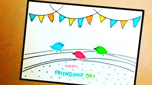 Draw a cupcake and some candles on your craft paper, fold it into half. Friendship Day Card Making Ideas Https Youtu Be Art Craft And Photography Sheroes Sheroes