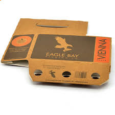 Individueller Karton 6er-Pack Bierflaschenhalter sechs Bierverpackungsboxen