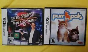 The player's character arrives in strangetown after crashing their car. Purr Pals Y 5th Grado Juego Nintendo Ds 2 Juegos Por 6 Dolares Ebay