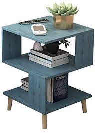 Jaxsunny modern farmhouse coffee table with storage shelf, wood look rustic coffee table w/metal x frame, accent cocktail table for living room, grey wash 4.6 out of 5 stars 161 $132.99 $ 132. Solid Wood Square Side Table Modern Storage Small Cupboard Coffee Table Bedroom Bedside Locker Bedside Cupboard Buy Online At Best Price In Uae Amazon Ae