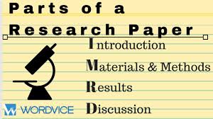 Imrad is an acronym that stands for introduction, methods, results, and discussion. Imrd The Parts Of A Research Paper Youtube