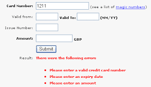 Regarding billing address, some of the retailers that the thief purchased from seem popular and reputable enough to require the billing address to technically, a card that is not signed is not valid for use. Credit Card Validator Control For Asp Net Codeproject