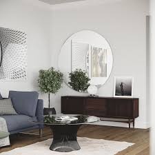 ( 4.6) out of 5 stars. Find Your Round Wall Mirror 12 Editor Approved Large Round Mirrors Wall Decor Living Room Living Room Wall Living Room Mirrors