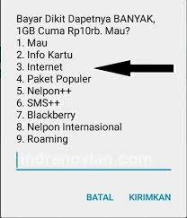 Kamu bisa mencoba daftar dengan dial *123#, terus cari paket internet. Cara Daftar Paket Chatting Sebulan Internet Sememi