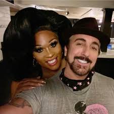 On set with the lovely Miss Peppermint Pepper Mint #tb The Sherry Vine  Variety Show