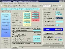 Reviews Of Auto Leasing Software And Residual Values