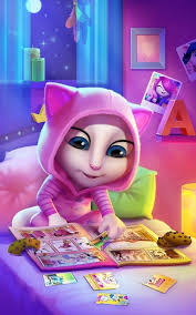 Free Download My Talking Angela Game Apps For Laptop Pc Desktop Windows 7 8 10 Mac Os X Whatsapp Downloa Sofia The First Cartoon Disney Art Style Angela
