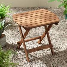 Monterey 20 Wide Natural Wood Outdoor Side Table X5396 Lamps Plus Outdoor Side Table Outdoor Folding Table Outdoor Tables