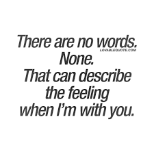 There Are No Words That Can Describe The Feeling When I M With You Liking Someone Quotes You And Me Quotes Together Quotes