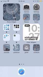 Blue Themed Home Screen Ideas Straphie Homescreen Iphone Iphone Hacks Iphone Design