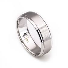 14k Solid White Gold 6mm Comfort Fit Wedding Band Mens Wedding Rings Titanium Wedding Rings Mens Wedding Bands