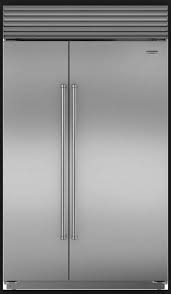 Depth without door or handles: Sub Zero Bi 48s S Ph 48 Pro Handle Side X Side In Stainless Steel Sub Zero Refrigerator 48 Refrigerator